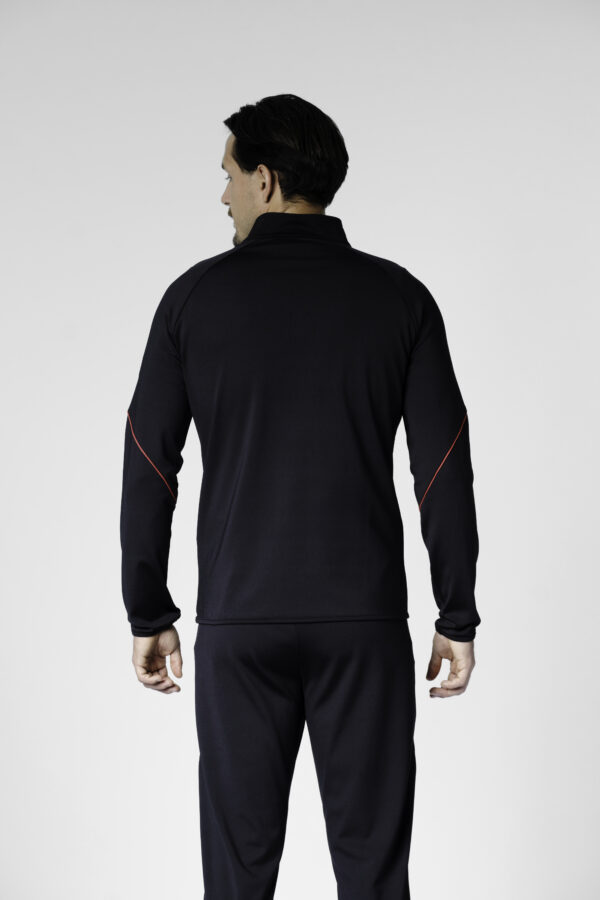 S-cut training tracksuit jacket (black/red) - Image 2