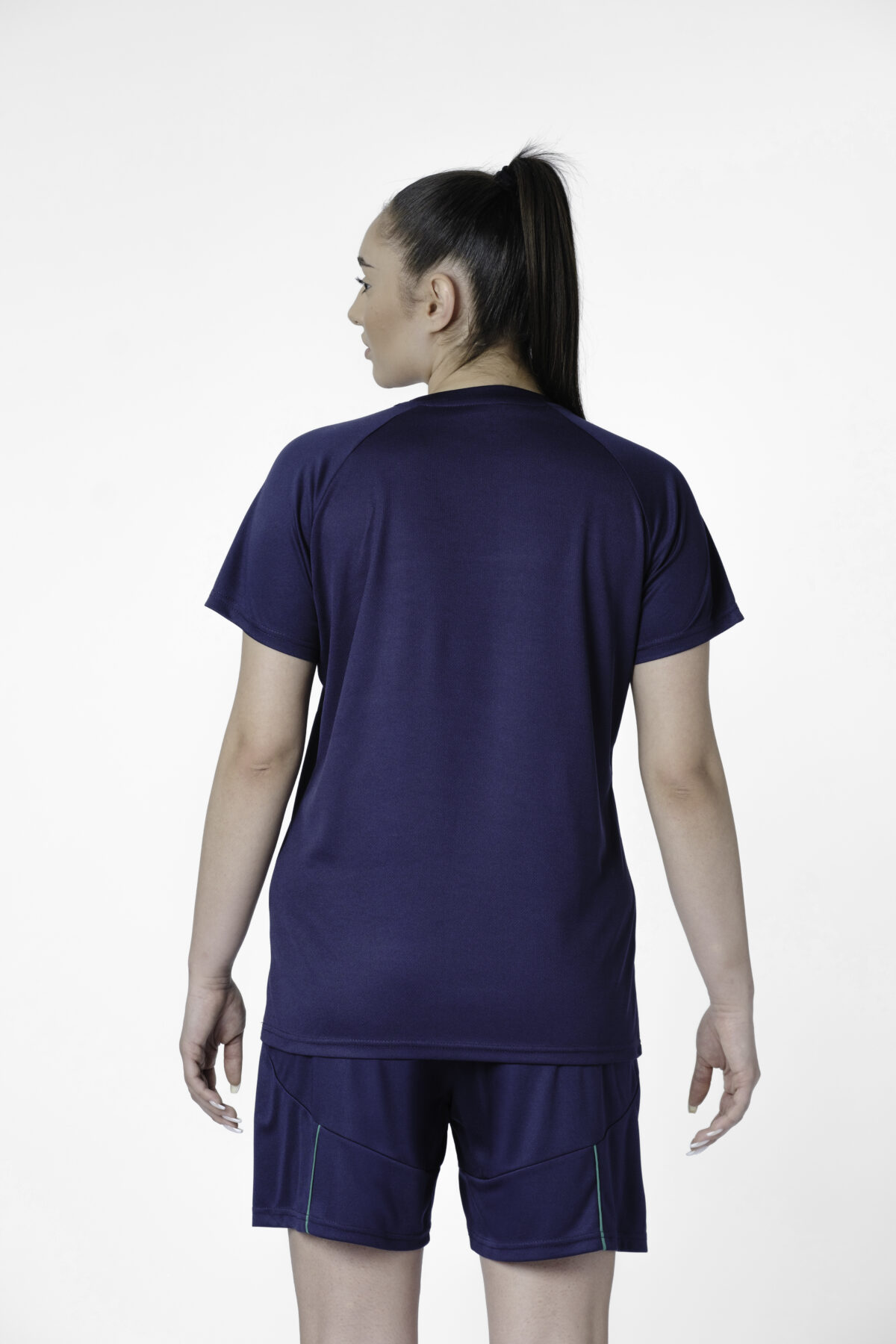 S-cut shorts (navy blue/green) - Image 2