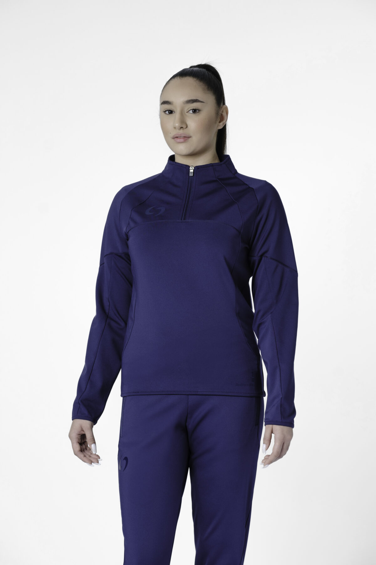 S-cut training tracksuit top (navy blue/navy blue)