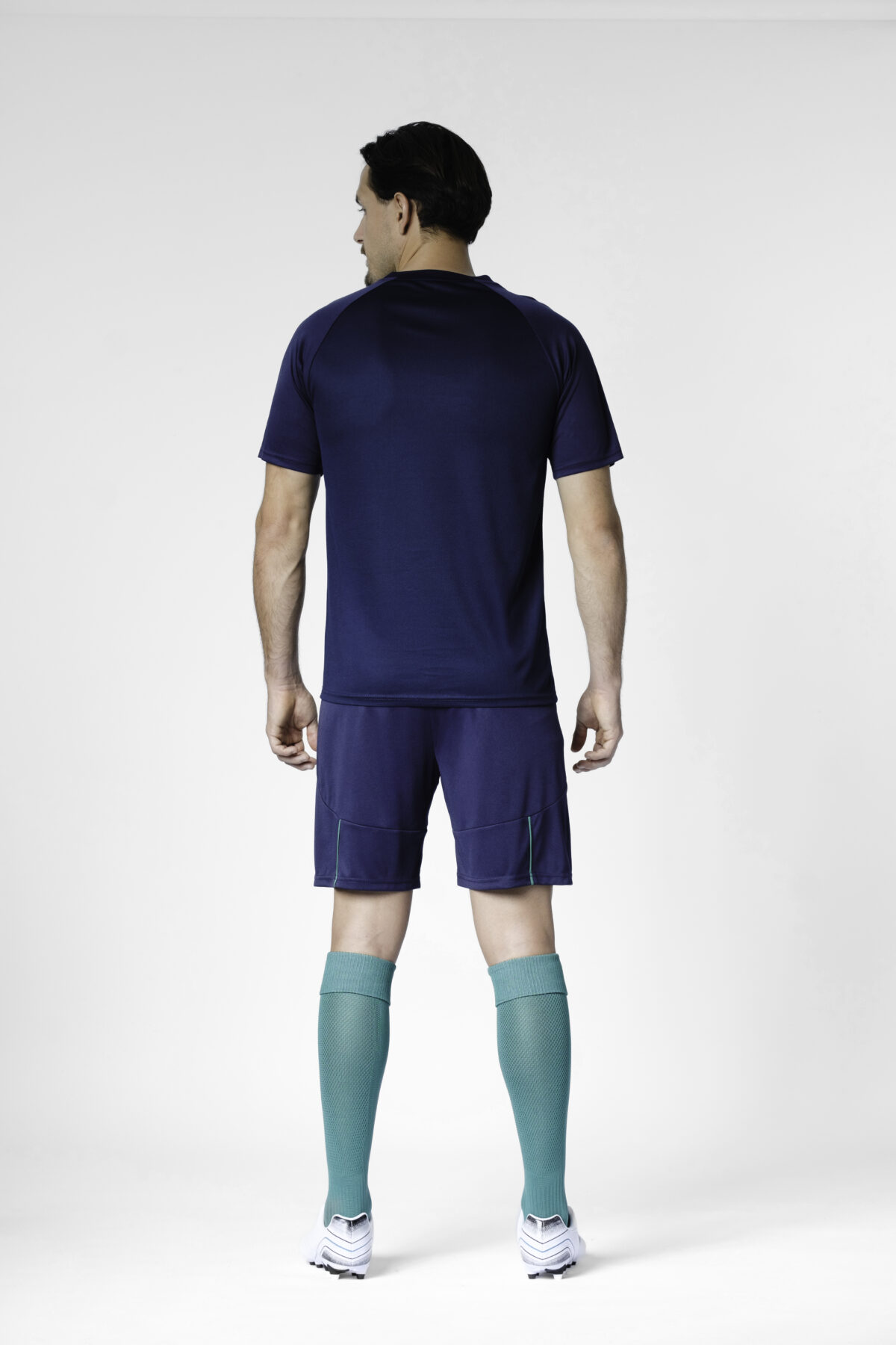 S-cut shorts (navy blue/green) - Image 3