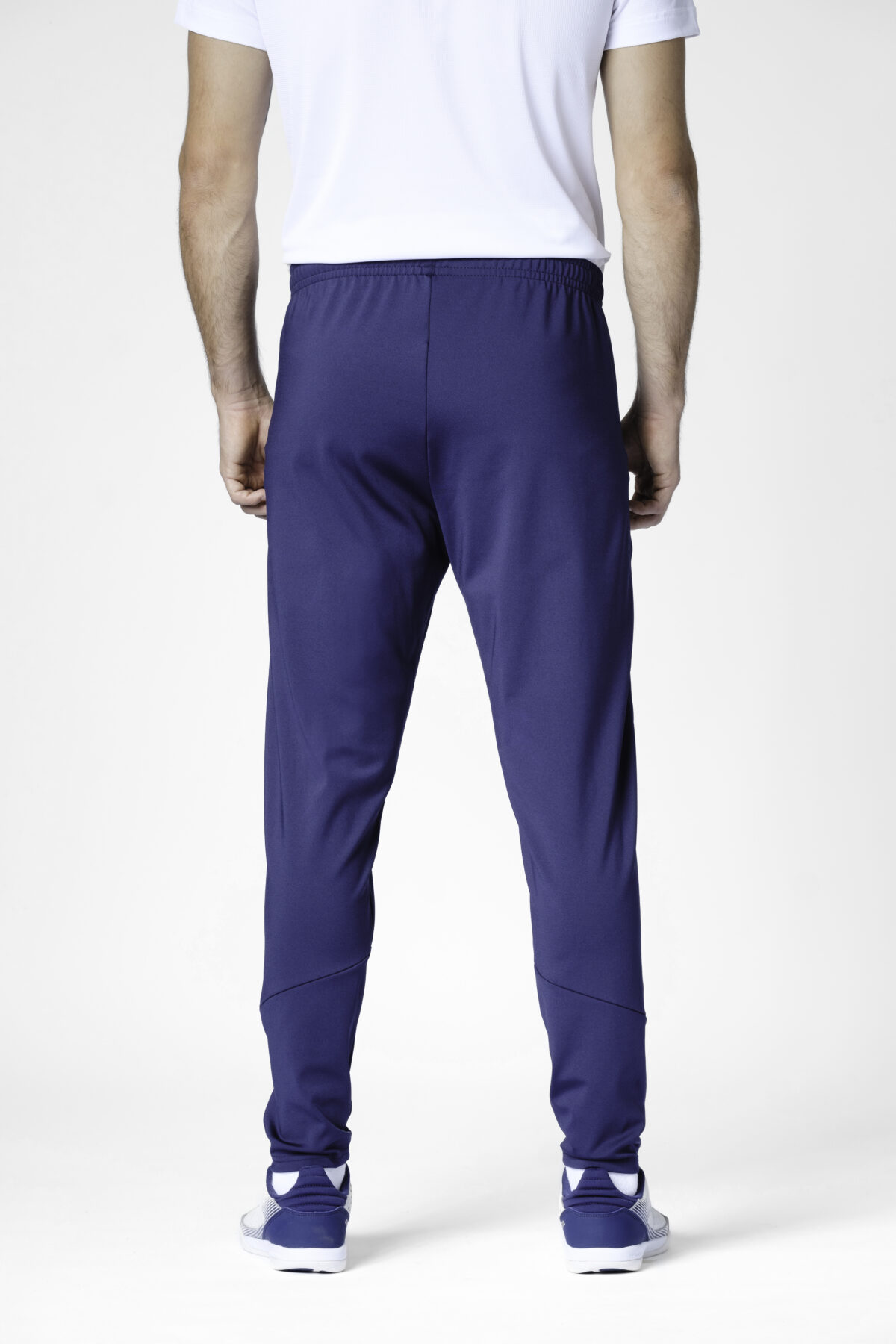 S-cut training tracksuit bottoms (navy blue/green) - Image 2