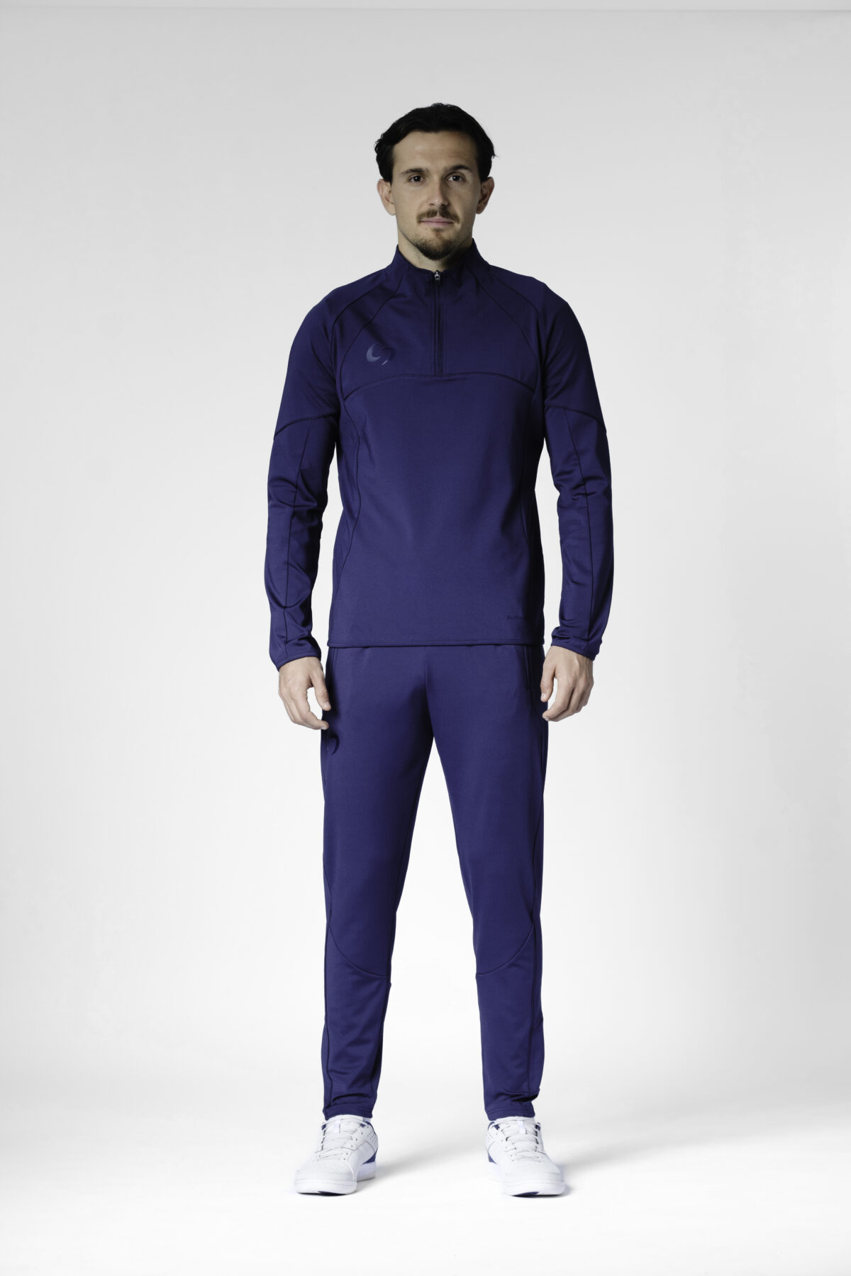 S-cut training tracksuit top (navy blue/navy blue) - Image 2