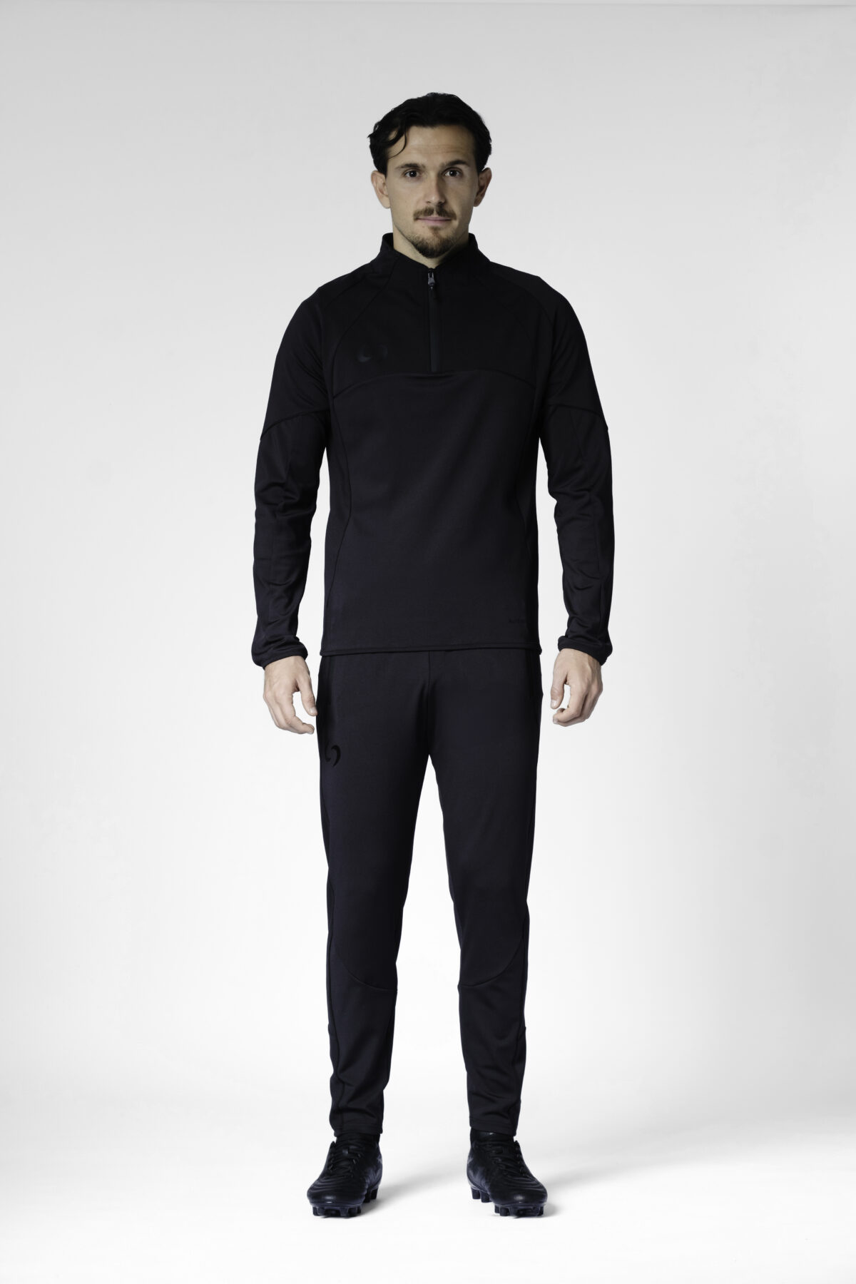 S-cut training tracksuit top (black/black) - Image 2